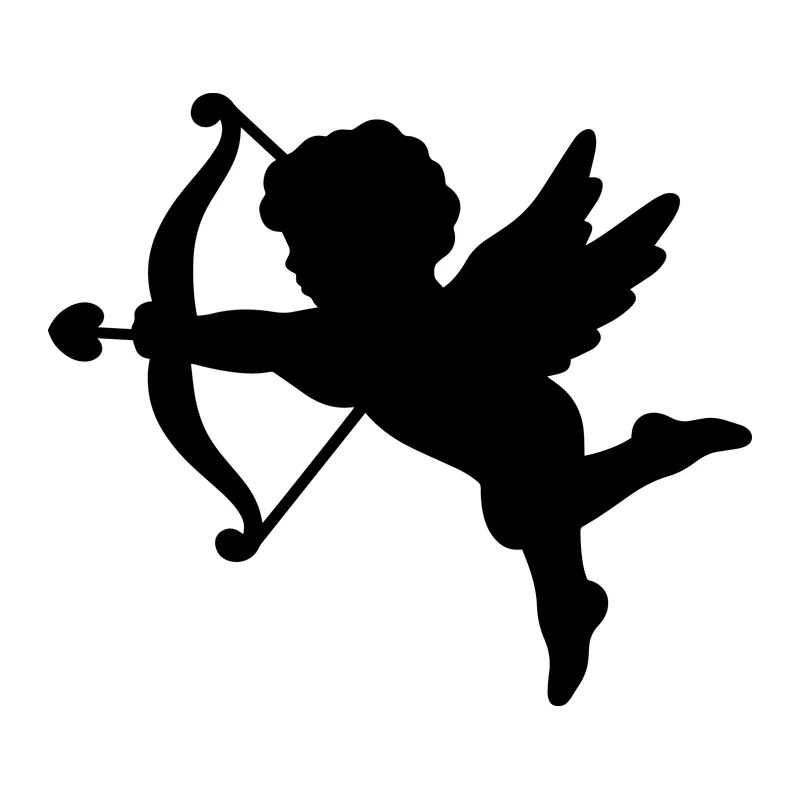 Cupid with Bow and Arrow