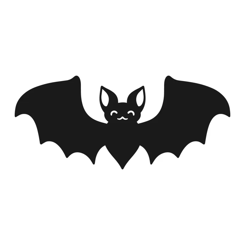 Cute Smiling Bat