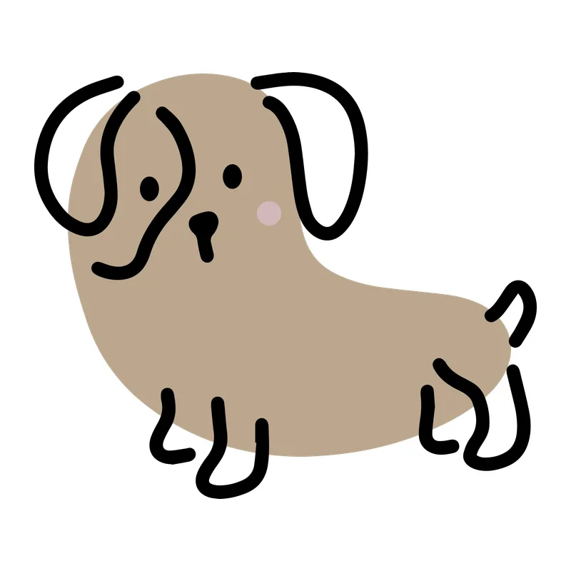 Cute Doodle Dog