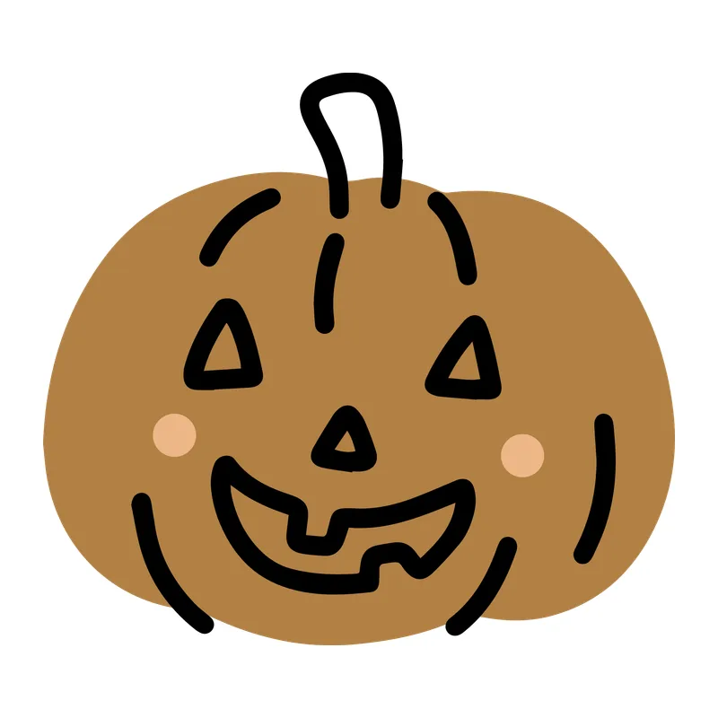 Cute Halloween Jack-O-Lantern