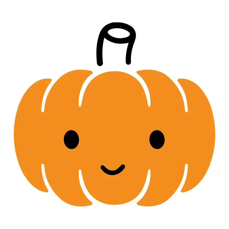 Cute Smiling Pumpkin