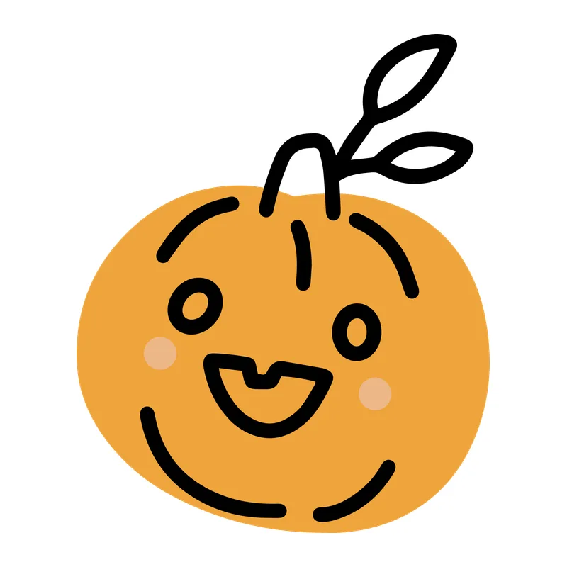 Cute Smiling Pumpkin