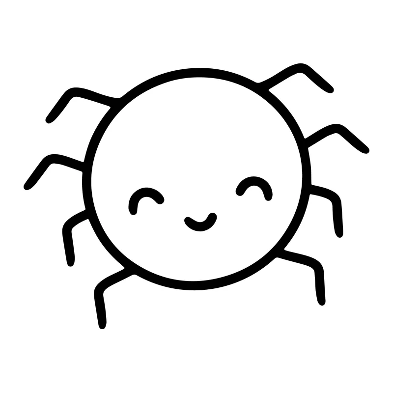 Cute Smiling Spider