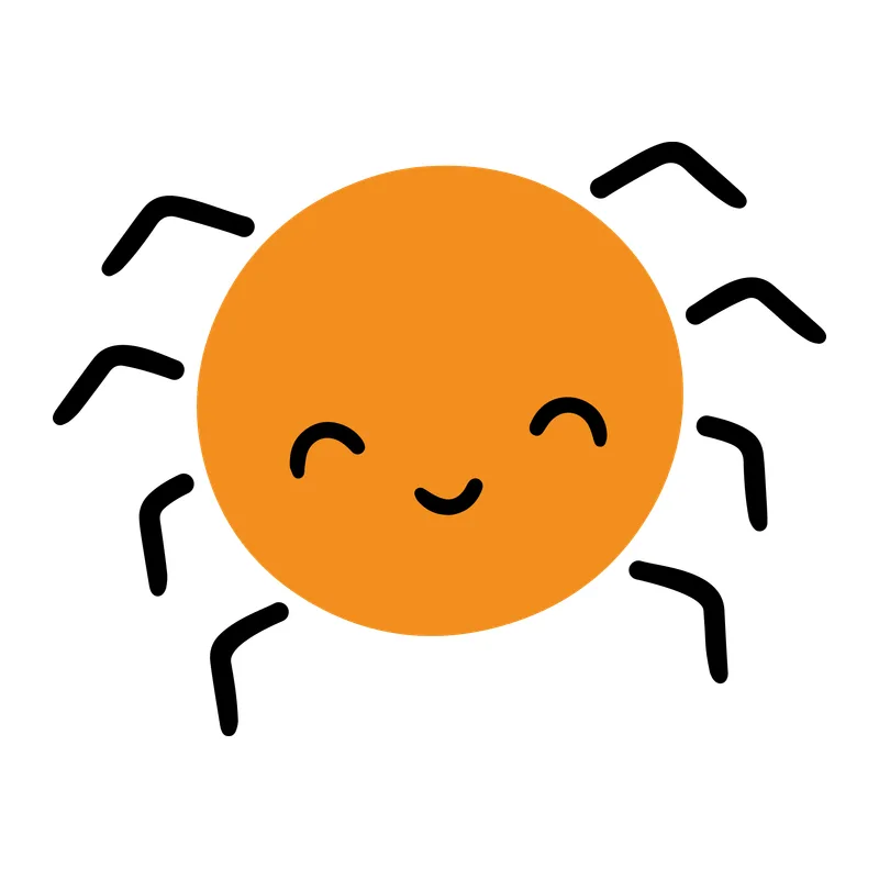 Cute Smiling Spider