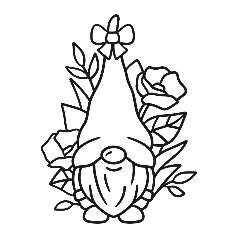 Cute Spring Gnome