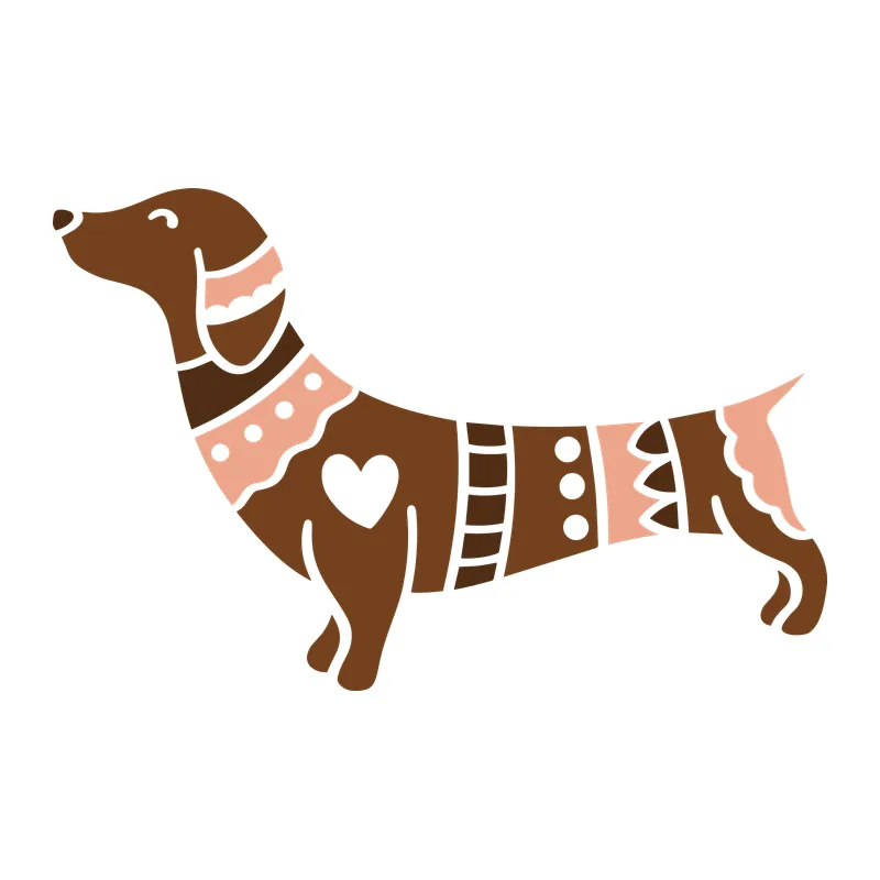 Folk Art Dachshund