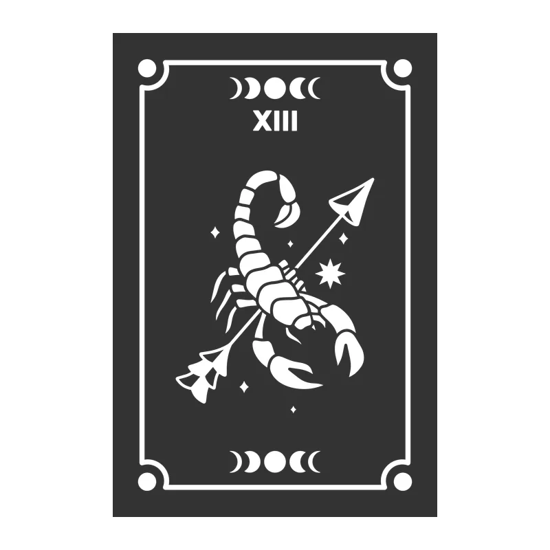 Scorpion Death Tarot Card