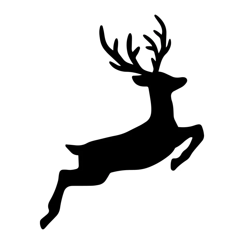 Leaping Deer Silhouette