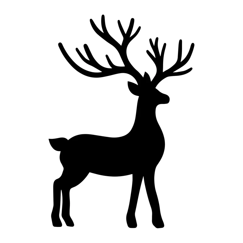 Stag Deer Silhouette