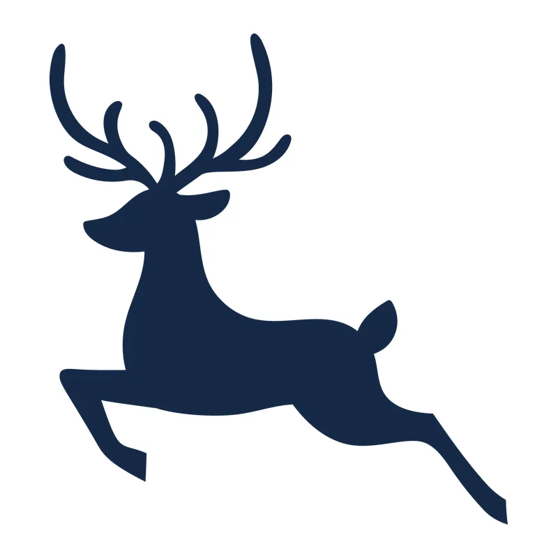 Leaping Deer Silhouette