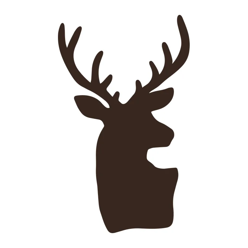 Deer Head Silhouette