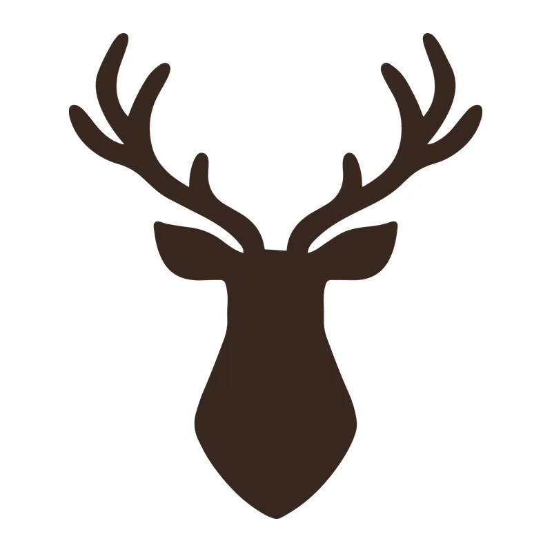 Deer Head Silhouette