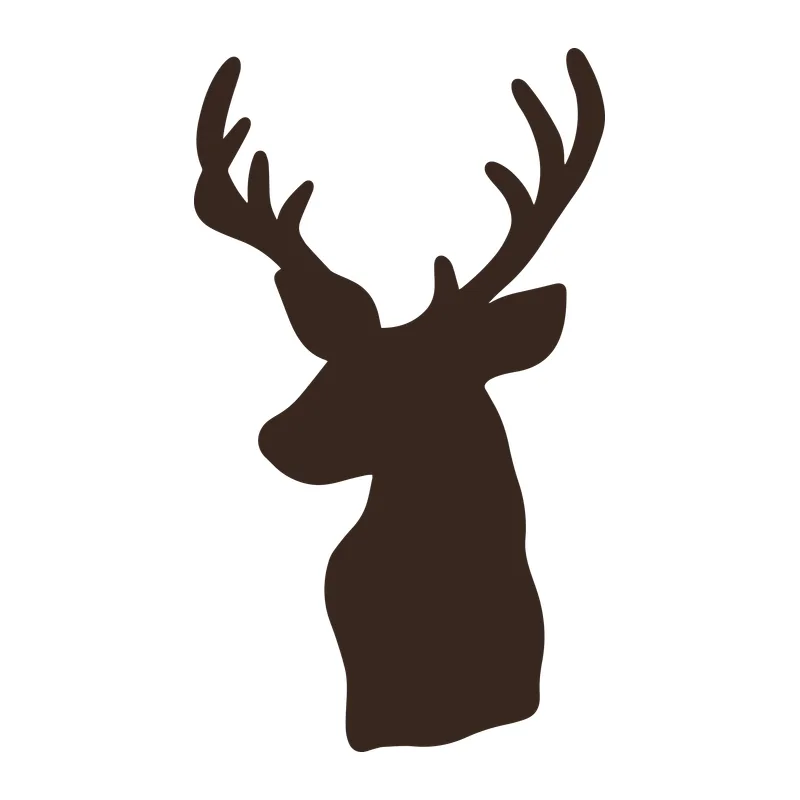 Deer Head Silhouette
