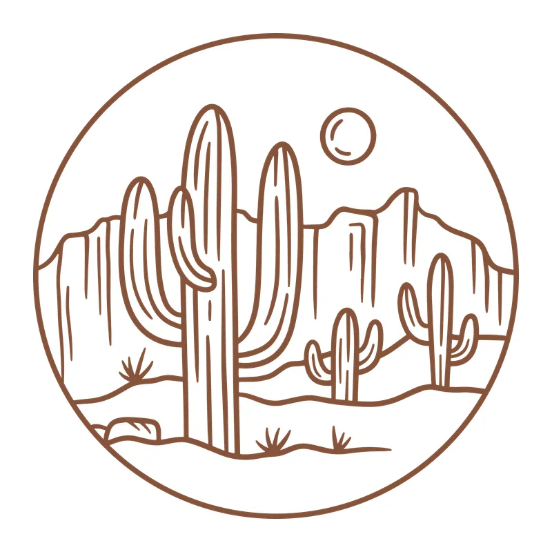 Saguaro Desert Landscape