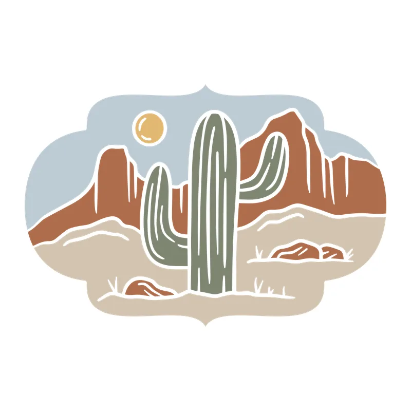 Saguaro Desert Landscape