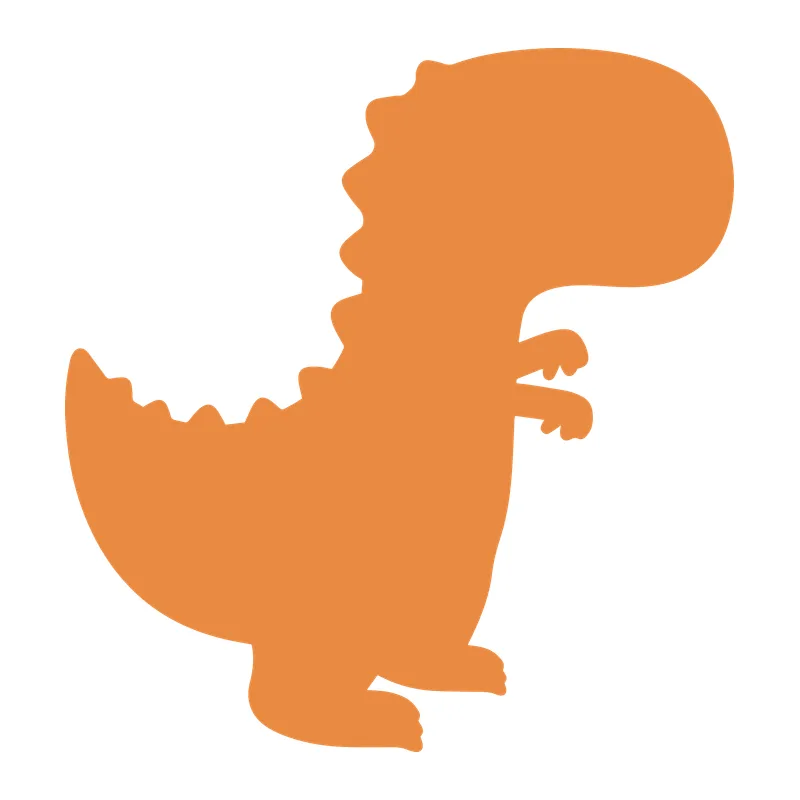 Orange T-Rex Dinosaur