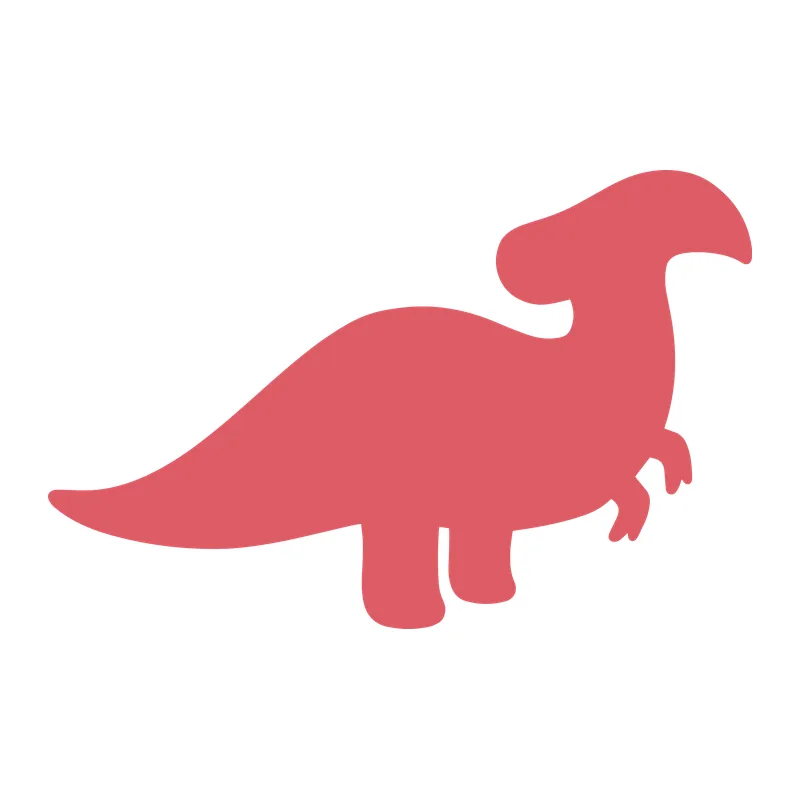 Parasaurolophus Dinosaur Silhouette