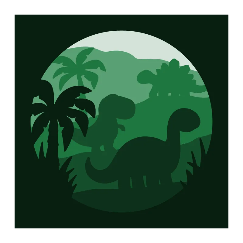 Dinosaurs Shadow Box
