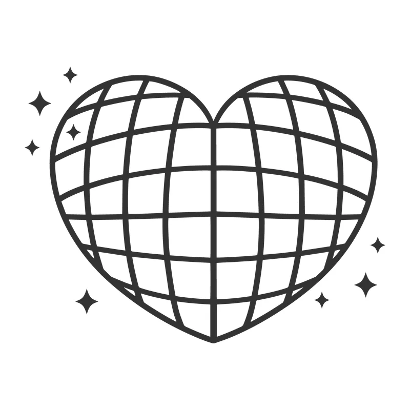 Heart Disco Ball