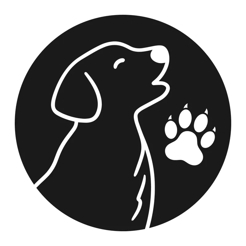 Howling Puppy Paw Circle
