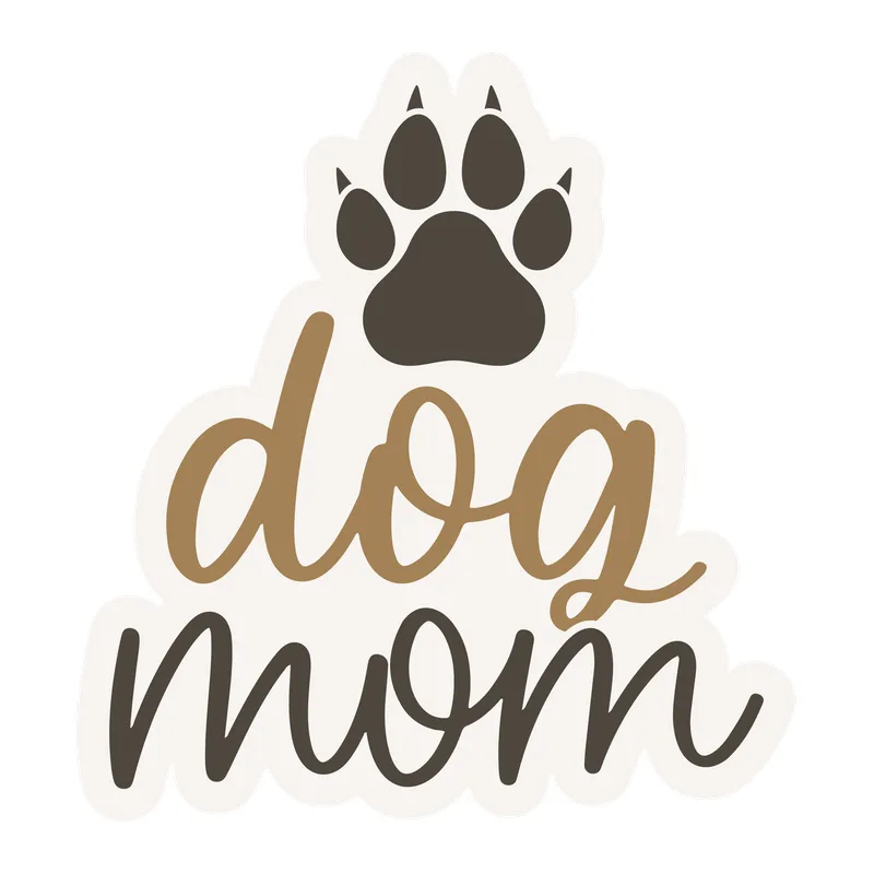 Dog Mom Paw Print