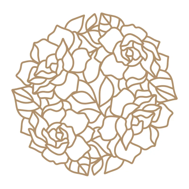 Rose Lace Doily