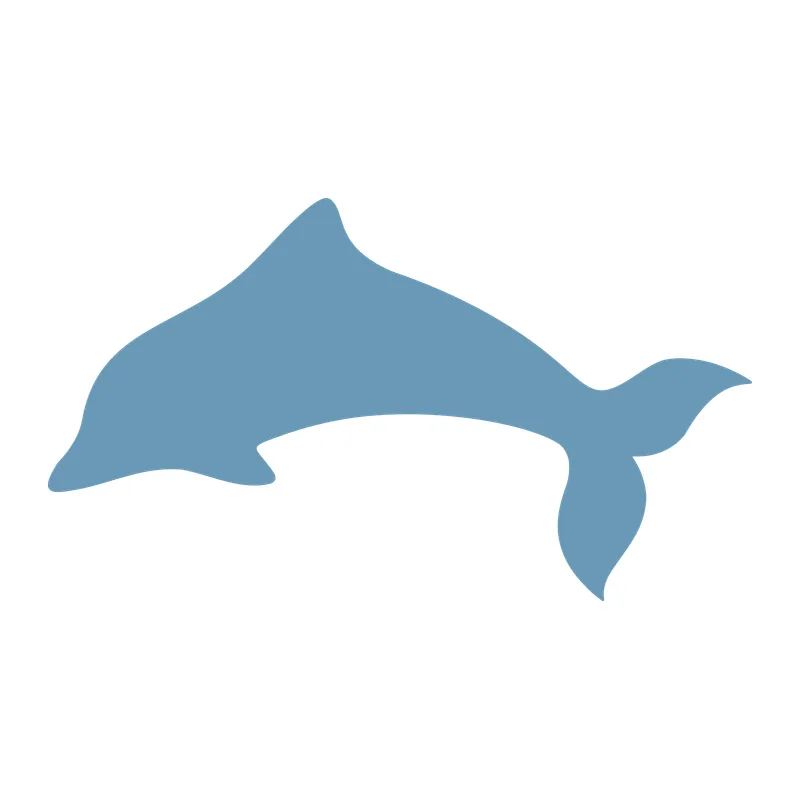 Leaping Dolphin Silhouette