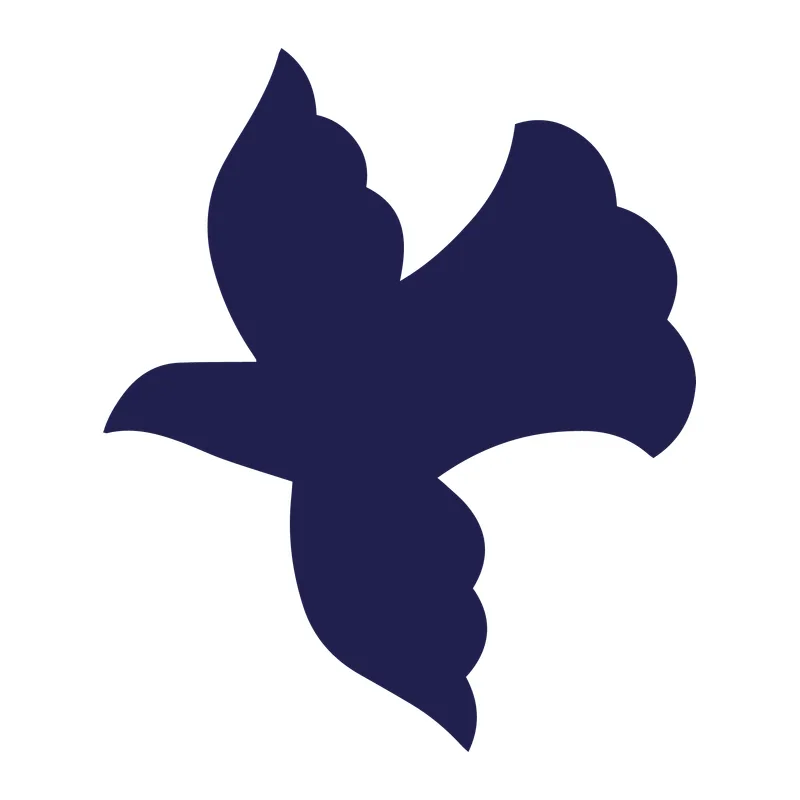 Flying Dove Silhouette