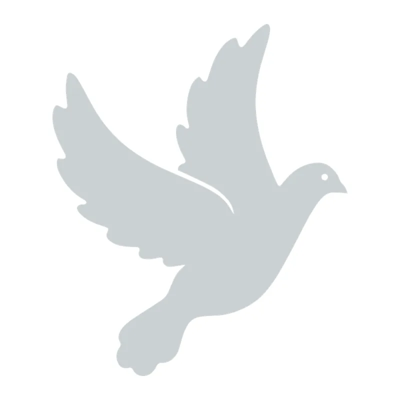 Flying Dove Silhouette