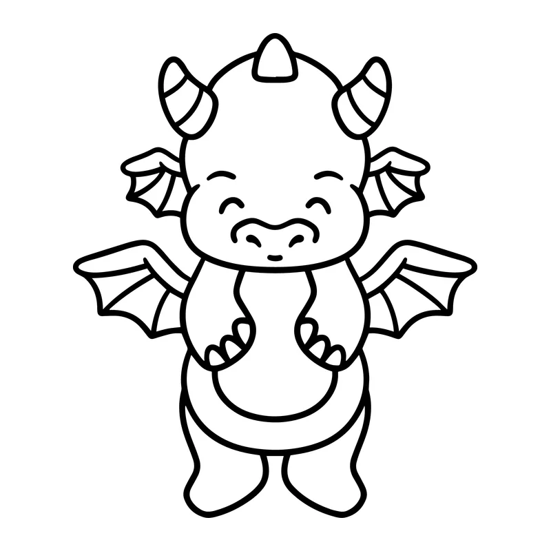 Cute Baby Dragon