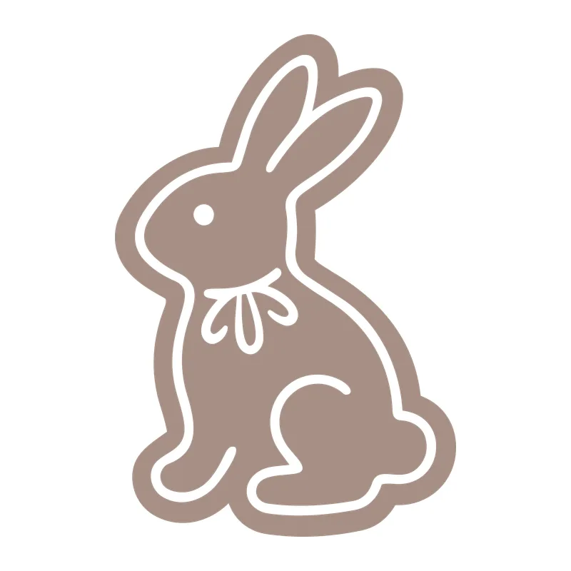 Iced Easter Bunny Cookie