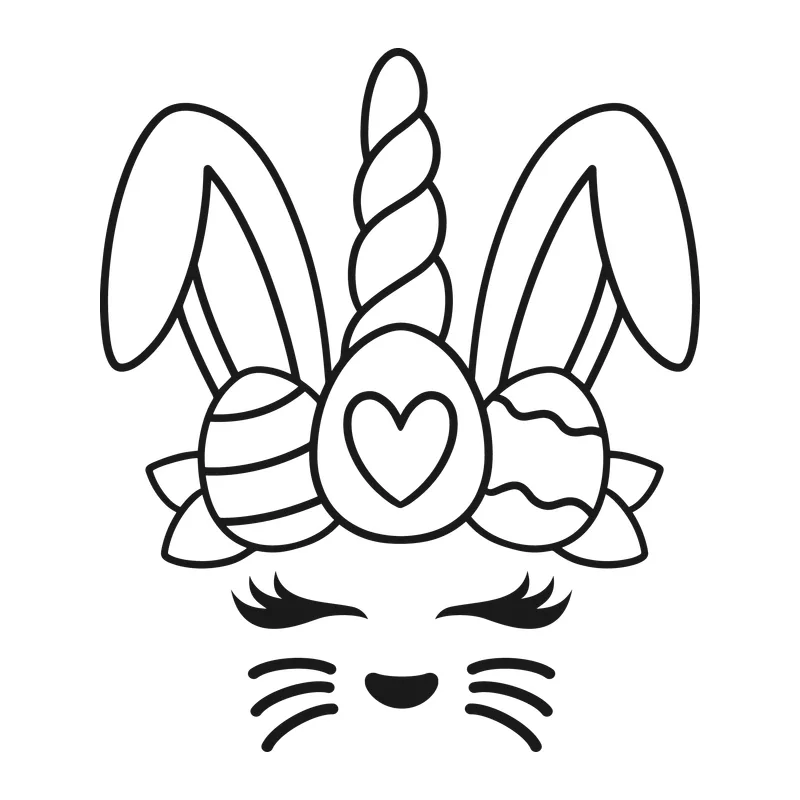 Easter Bunnycorn Face