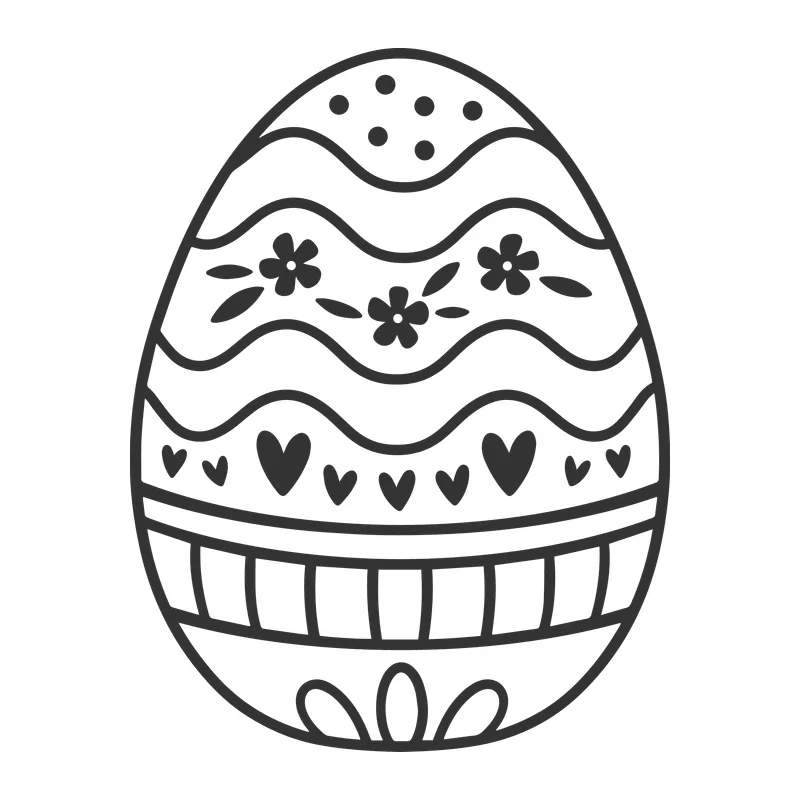 Decorated Easter Egg