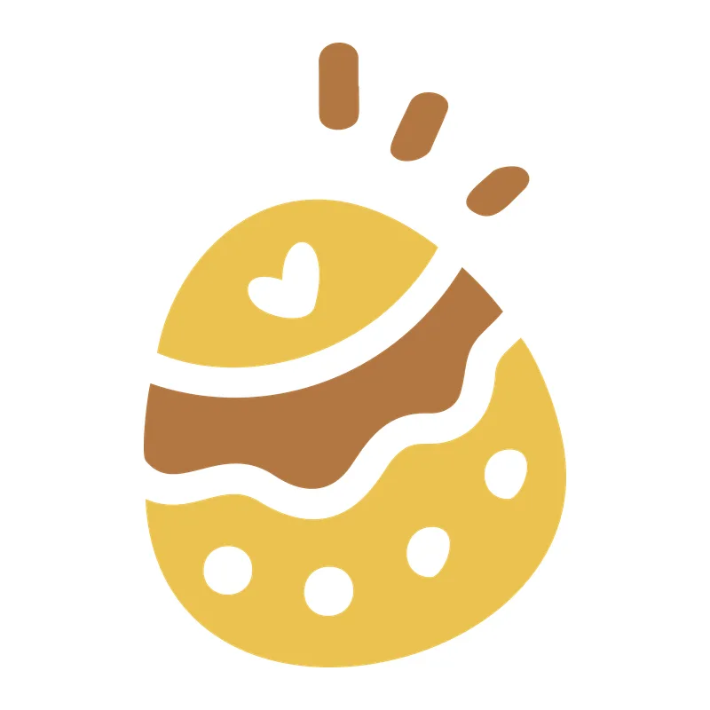 Polka Dot Easter Egg