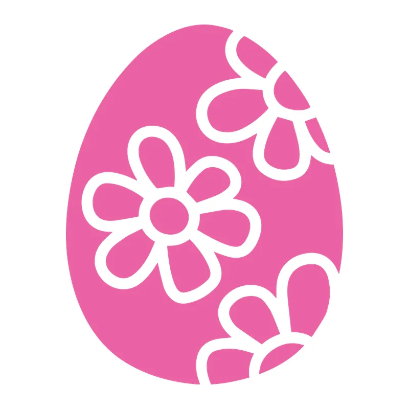 Flower Easter Egg