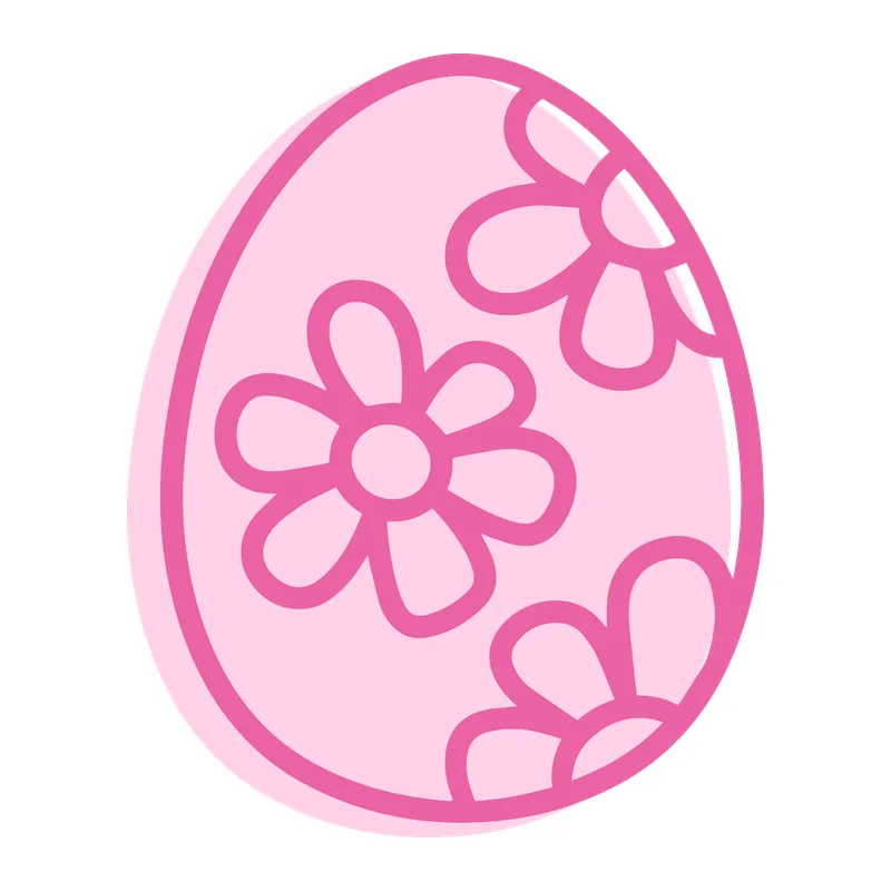 Flower Easter Egg