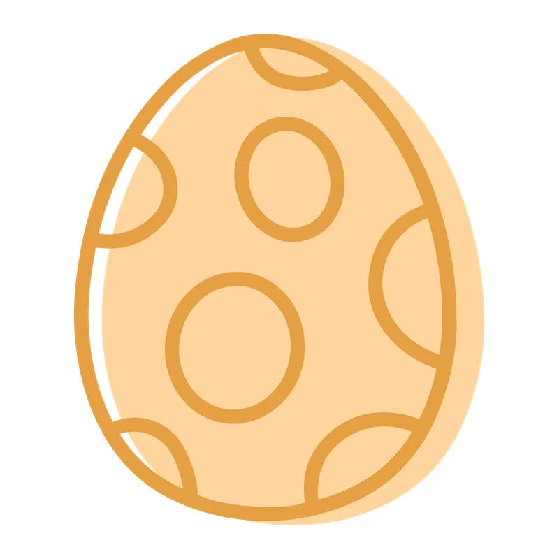 Polka Dot Easter Egg