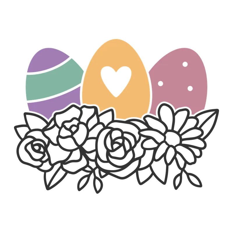 Floral Easter Eggs