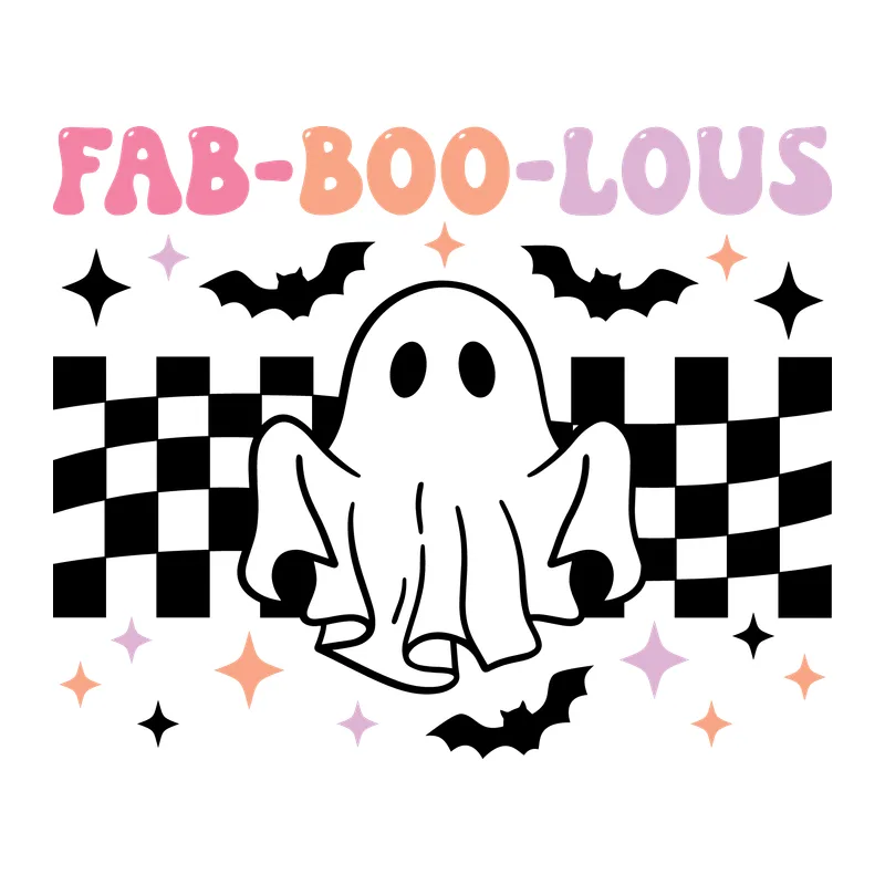 Fab-Boo-Lous Retro Ghost