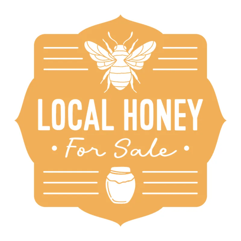 Local Honey For Sale Sign