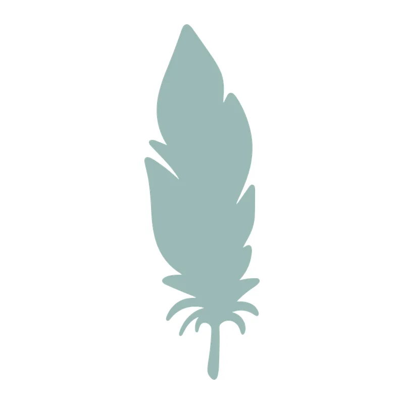 Single Feather Silhouette