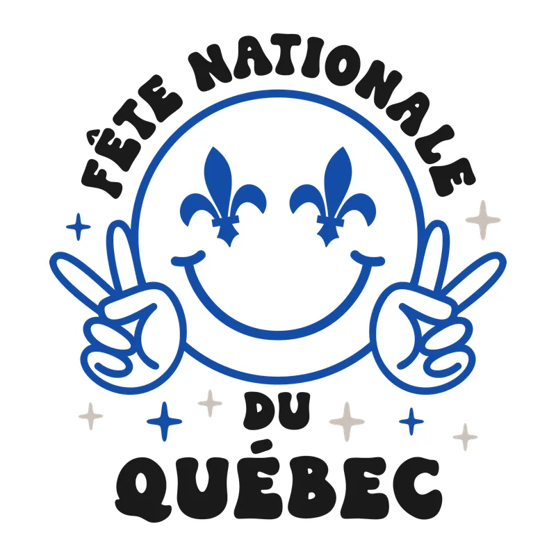 Fête Nationale Du Québec Smiley