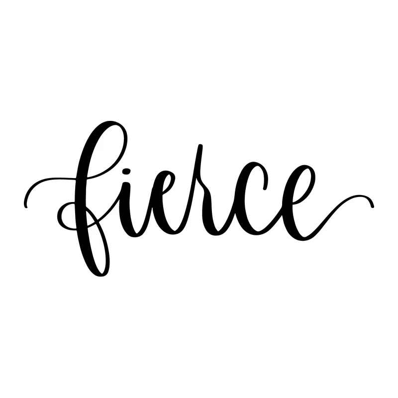 Fierce Script Word