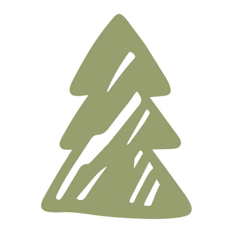 Hand-Drawn Fir Tree