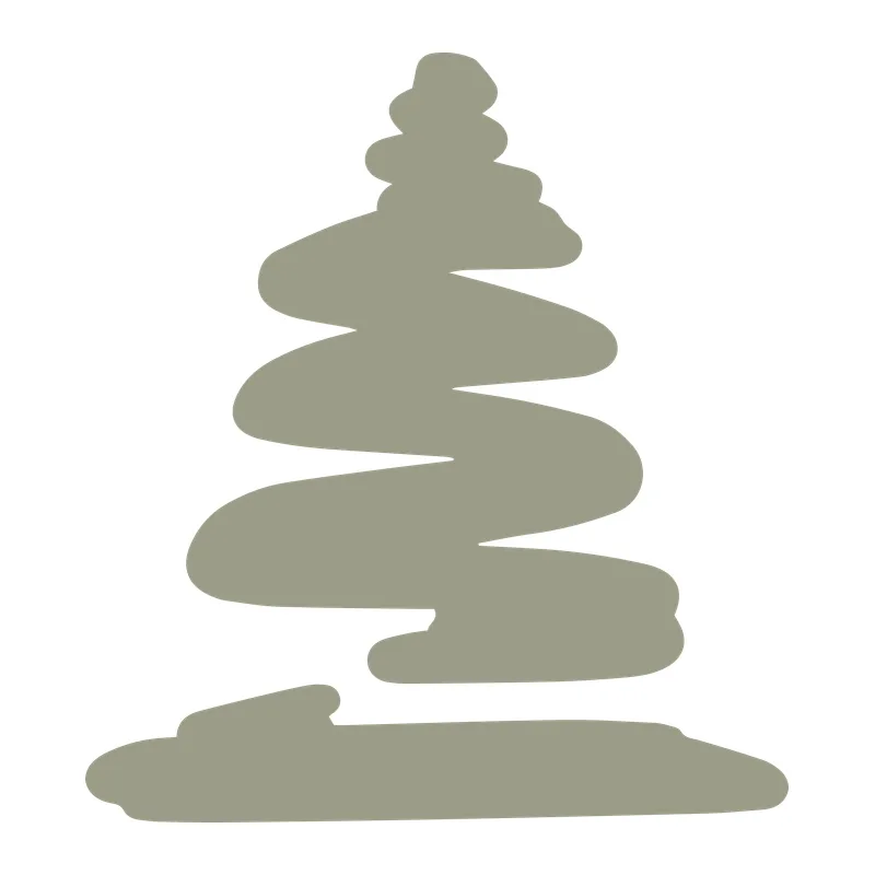 Brushstroke Fir Tree