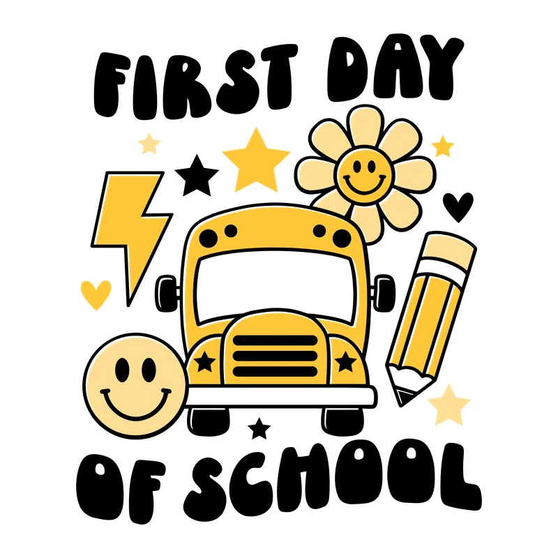 First Day Of School Bus