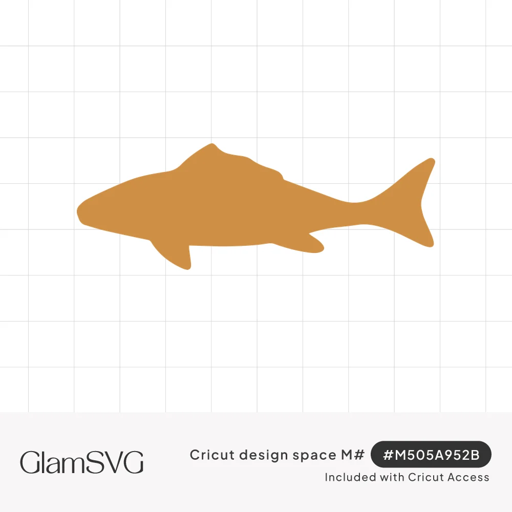 Solid golden orange silhouette of a fish swimming right with a forked tail and small fins
