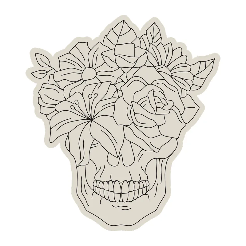 Floral Skull