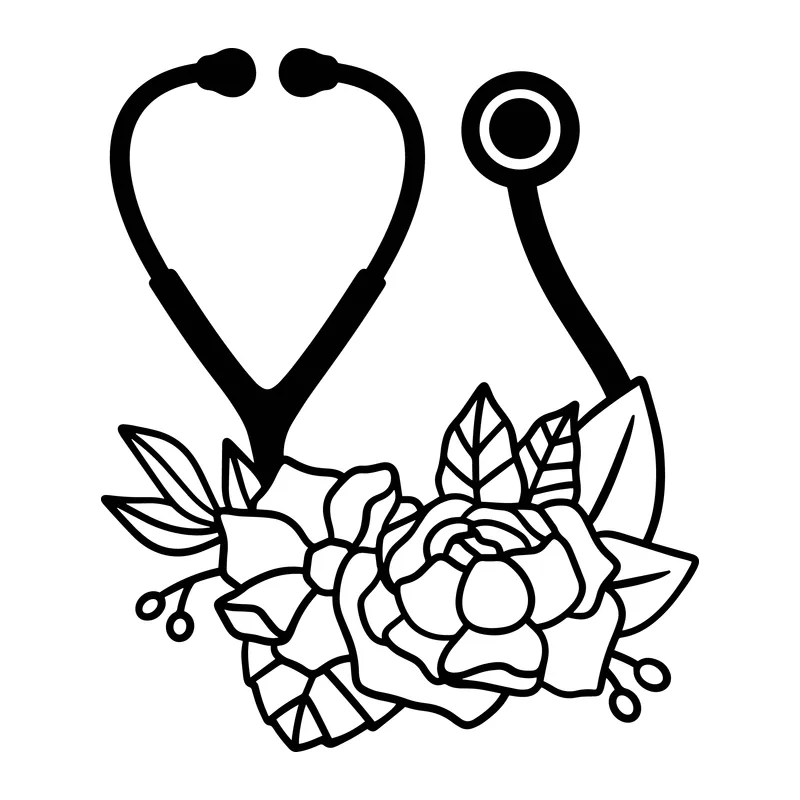 Floral Stethoscope