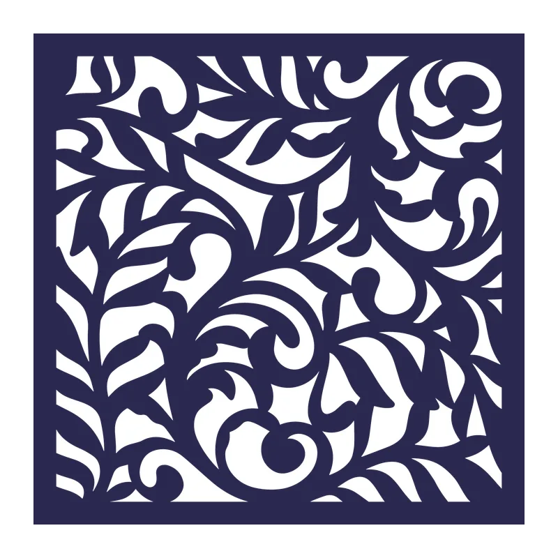 Flourish Square Panel